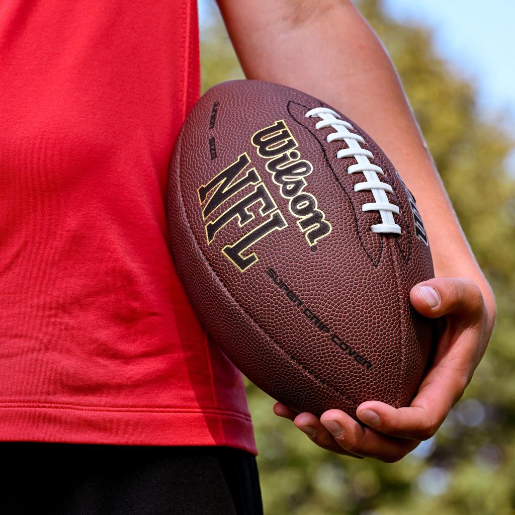 Wilson NFL Supergrip Composite Junior Football Multicolor
