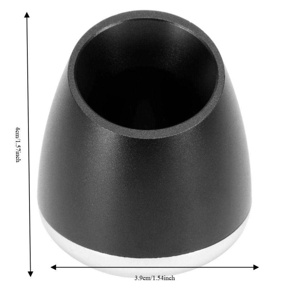 Aluminum Shaver Holder Black and Silver Shaving Razors Holder Bathroom Washroom