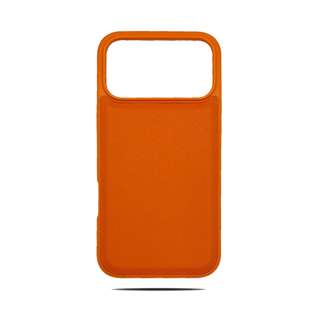 Fashion Magnetic Epsom Leather Case Wireless Charging Friendly Protective Cover for iPhone 17 16 Pro Max