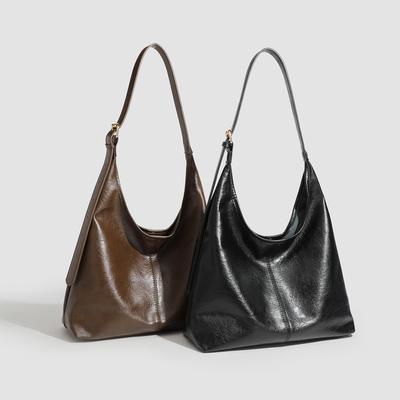 Automne nouveau sac de niche pour femmes PU grande capacité navettage rétro classique polyvalent simple