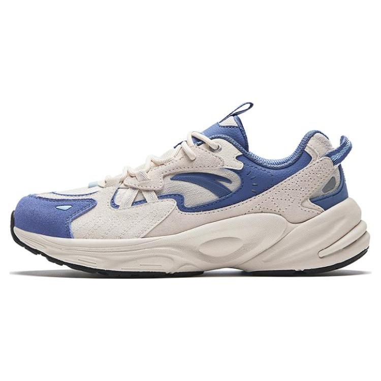 

New Anta Sea Explorer Cushioning Anti Slip And Wear Resistant Low Top Running Shoes Women s Gray Blue 922335595-1 37.5