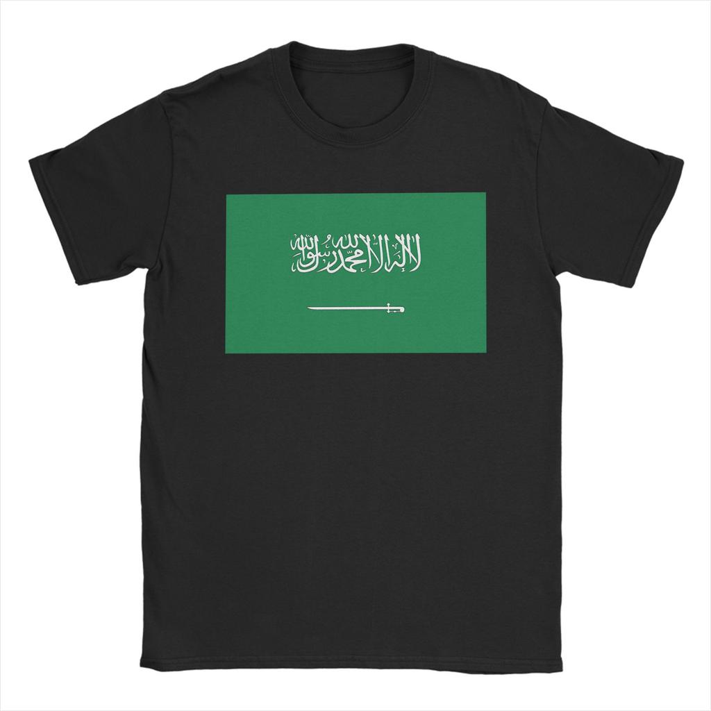 National Day of Saudi Arabia T-Shirt Summer Popular T Shirts Men Cotton O Neck Oversize Tees Short-Sleeve Street Style Tops