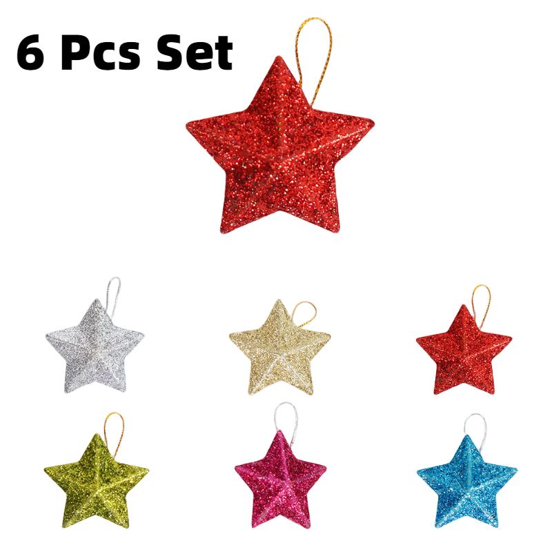 

Tree Star Christmas Decoration Diy Pendant Party Home Ornament Gifts Holiday Colorgul