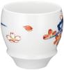 Arita Ware Sake Dyed Cherry Blossom Design Diameter x 6cm 100ml Microwave and Dishwasher Made in T826 "SAKE GLASS" Cup, (Round), Approx. 6.3cm Height,