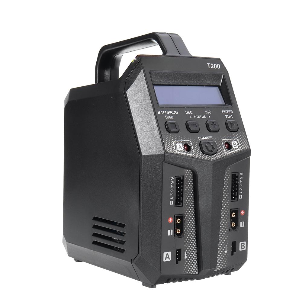 New High Quality SKYRC T200 2X100W 12A AC/DC DUAL Battery Balance Charger for 1-6S Lipo/LiHV/LiFe/LiIon Battery Replacement Parts