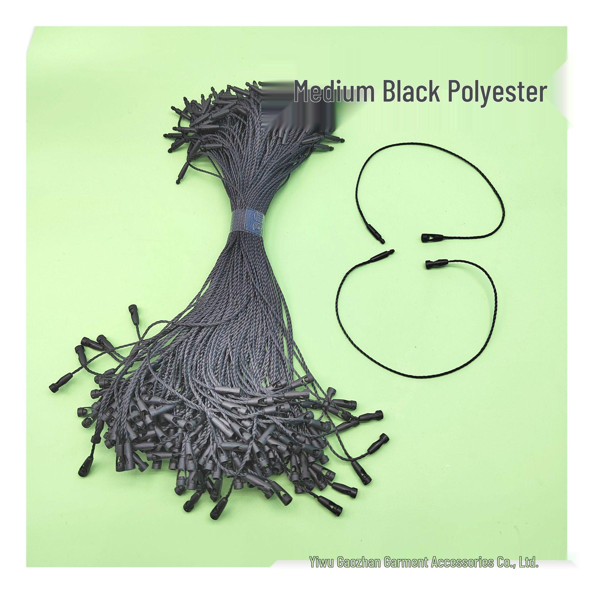 

Цветная полиэстеровая веревочка для ярлыков с пулевидным наконечником для одежды с маленьким отверстием