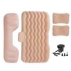 Portable Air Inflatable Car Travel Bed Mat Flocked Sedan Rear Seat Inflatable Travel Mattress Outdoor Camping Mat Car