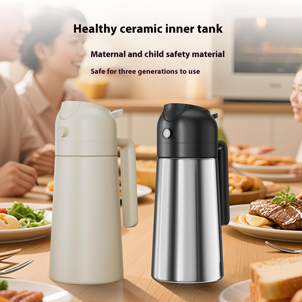 Gianxi Stainless Steel Spray Bottle Household Kitchen Oil Dual-Purpose Atomizing Spray Bottle Seasoning Bottle Oil Tank