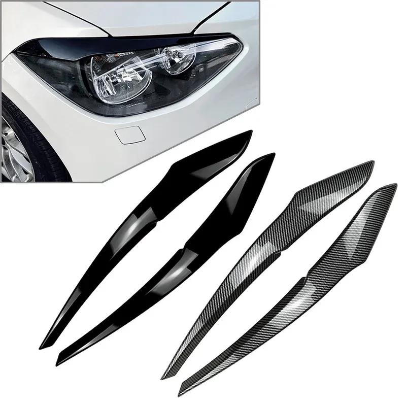 Auto Scheinwerfer Augenbraue Augenlid Abdeckung Dekoration Zierleiste Passend Für BMW 1er F20 F21 Basisversion 2011 2012 2013 2014