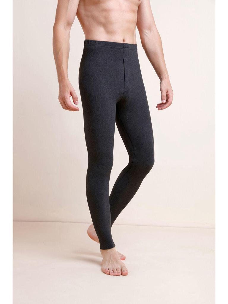 Men's Thickened Wool Silk Thermal Underwear Set for Autumn and Winter