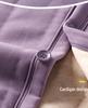 Women's Cashmere Cardigan and Wool-Lined Underwear Set - Winter Warmth for Mid-Aged and Elderly