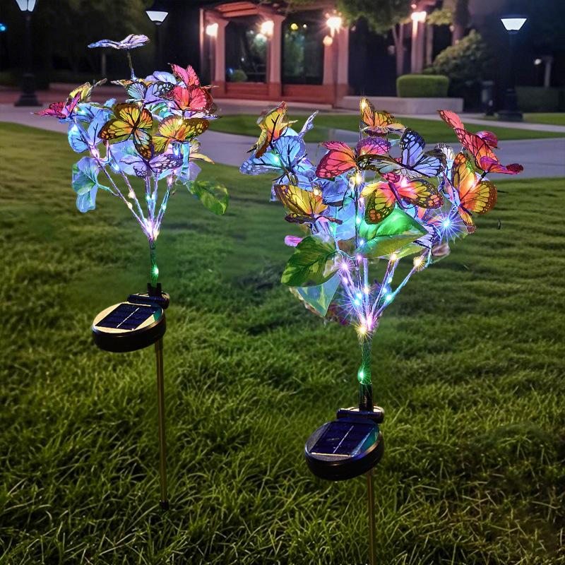 Waterproof Butterfly Lawn Lights: High-Value Villa Courtyard Illumination with Luminous Insect Design