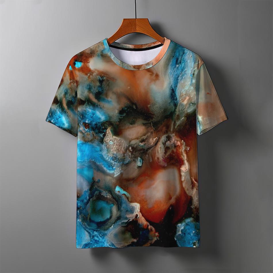 Abstract Art Graphics 3D Print T-Shirts Men's Women Short Sleeve T Shirt Oversized Tees Harajuku Y2k Tops Men Clothing