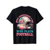 "Never Underestimate A Girl Who Plays Soccer" Print Women Casual All-Season Round Neck Tee