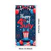 Decorative Design Happy 4th of July Celebration Banner for Holiday Party Indoor Decoration Patriotic Event