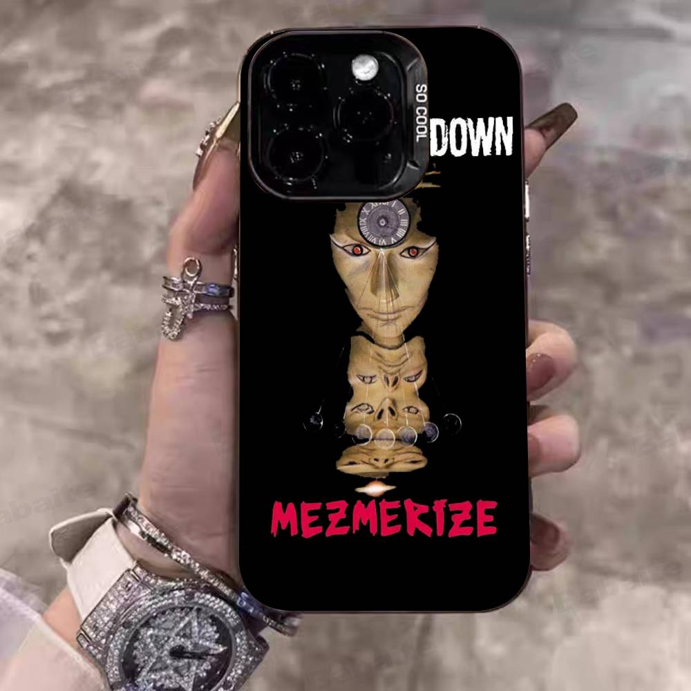 Metal Band System Of A Down For IPhone 17 16 15 14 13 12 11 Pro Max Plus Matte Color Back Phone Cover