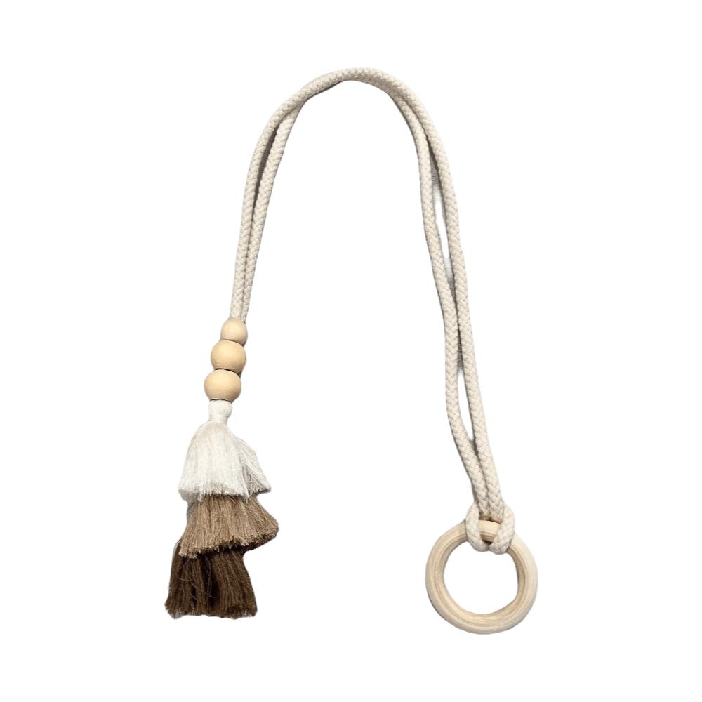 French Tassel Curtain Tie Buckle Strap Bohemia Curtain Binding Tape Curtain Tieback Bedroom