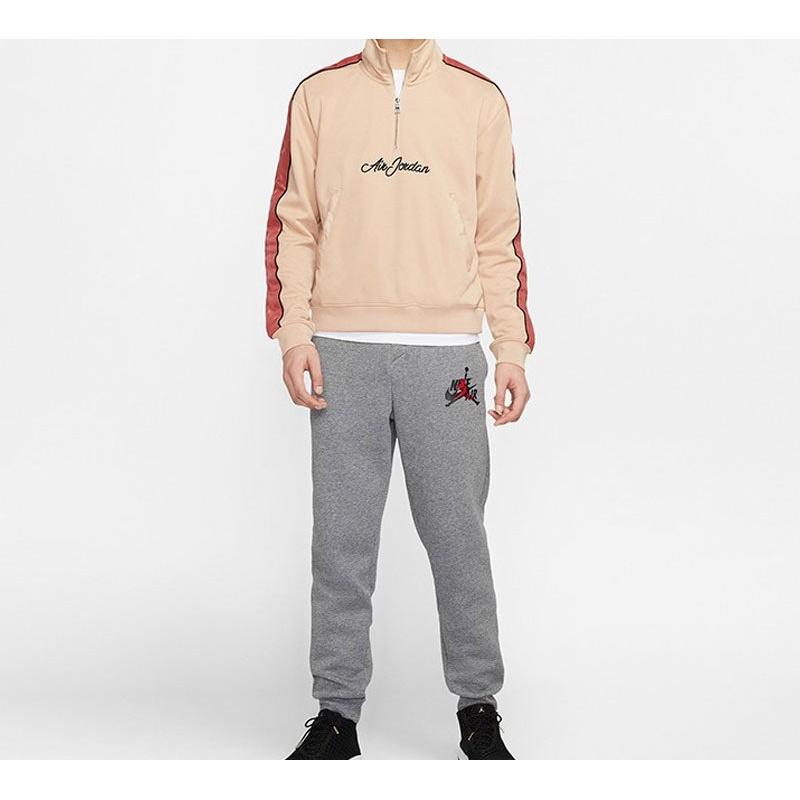 Air Jordan Remastered Sport-Stehkragen mit halbem Reißverschluss Rosa Herren CJ0269-213