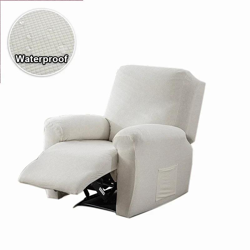 Waterproof Recliner Sofa Cover For Living Room Jacquard Sofa Slipcover Non Slip Armchair Cover Office Home Decor Couch Cover