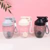 600Ml Fitness Sports Water Bottle Fashion Simple Shaker Cup Protein Powder Nutrition High-Capacity Milkshake Mixing Cup