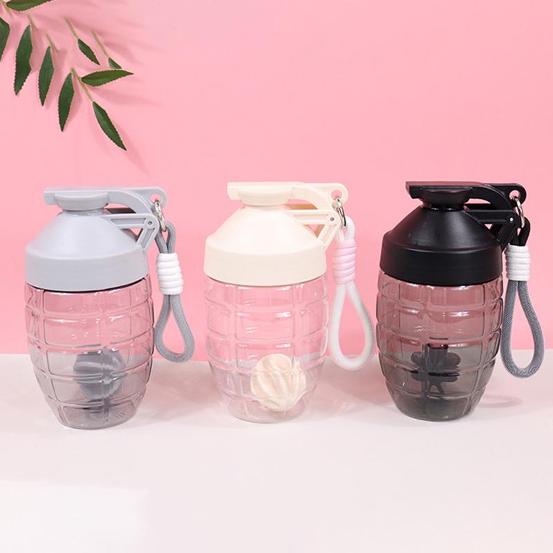 600Ml Fitness Sports Water Bottle Fashion Simple Shaker Cup Protein Powder Nutrition High-Capacity Milkshake Mixing Cup