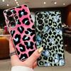 Kreative Leopardenmuster Hülle Für Samsung S26 Ultra S25 Edge S24 Plus S23 FE A15 A16 A17 A35 A36 A37 A54 A55 A56 A57 5G Hybrid TPU+PC Magnetische Abdeckung
