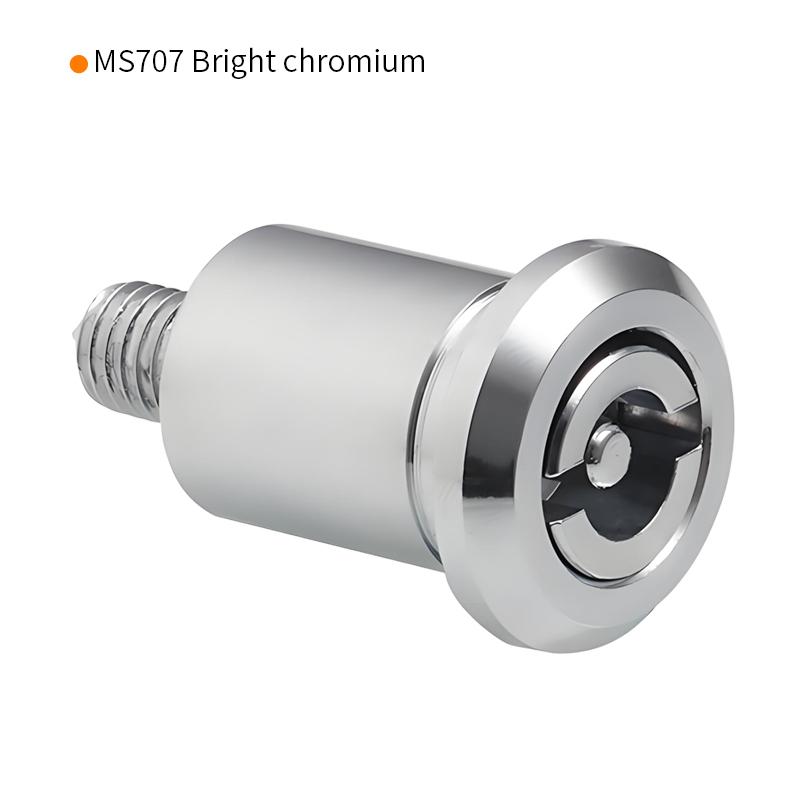 Tuoxin MS707 Quarter Turn Cam Lock Zinc Alloy Cylinder Lock Electronic Cabinet Lock Industrial Cabinet Lock Panel Cam Lock (as the picture,Steel Door&Door Lock&Zinc Alloy)