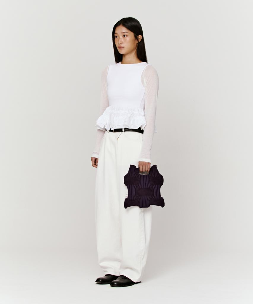 Borsa a Fiocco Pleatsmama Viola Intenso