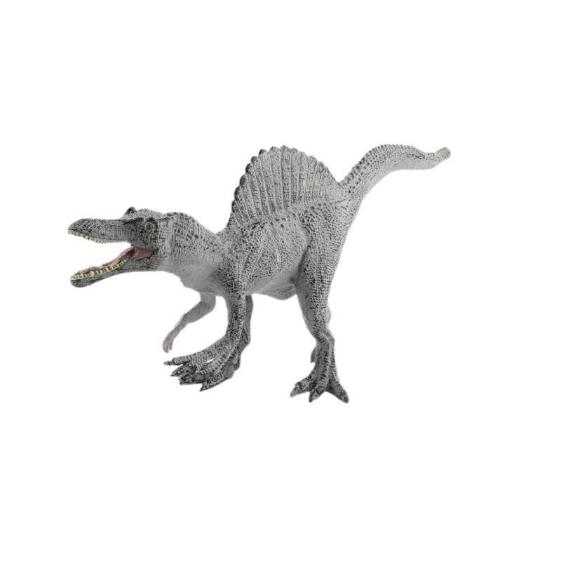 Большая 11-дюймовая фигурка динозавра спинозавра для детей, коллекционная модель юрского периода серый