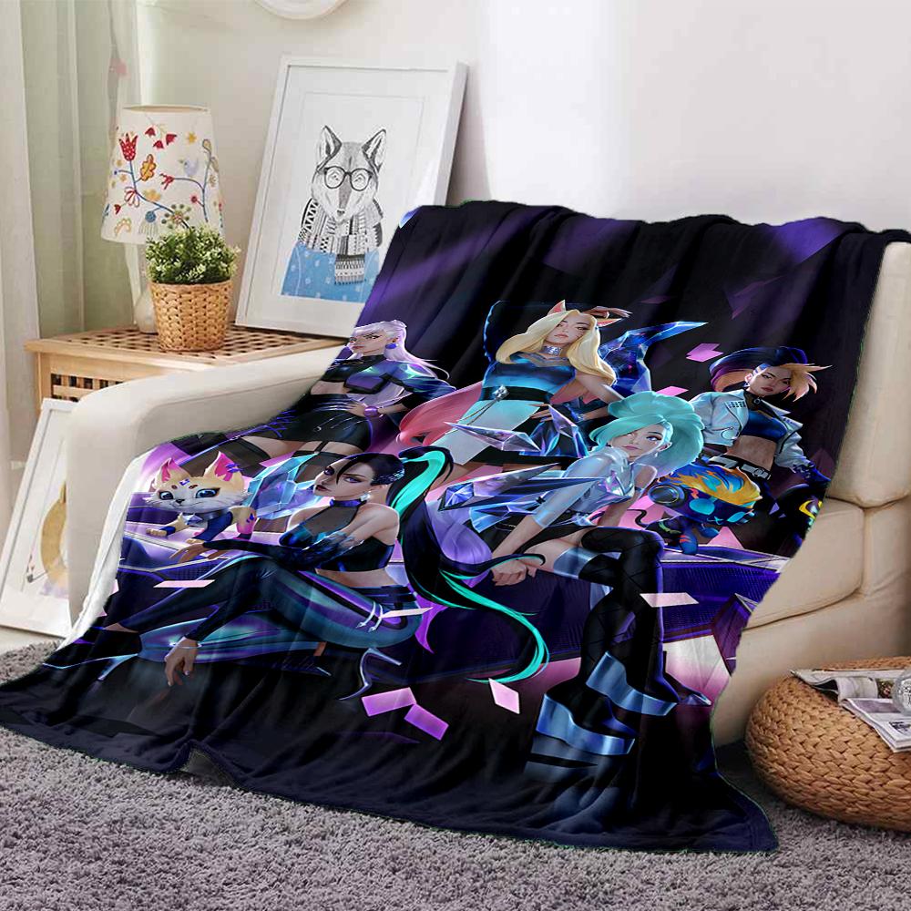 Futuristic Fashion Icons Blanket Soft Throw Blanket For Home Bedroom Bed Sofa Travel Office Solid Christmas Blanket