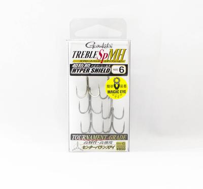 Gamakatsu 67631 Treble Hook SP MH Hyper Shield Size 6 (0447)