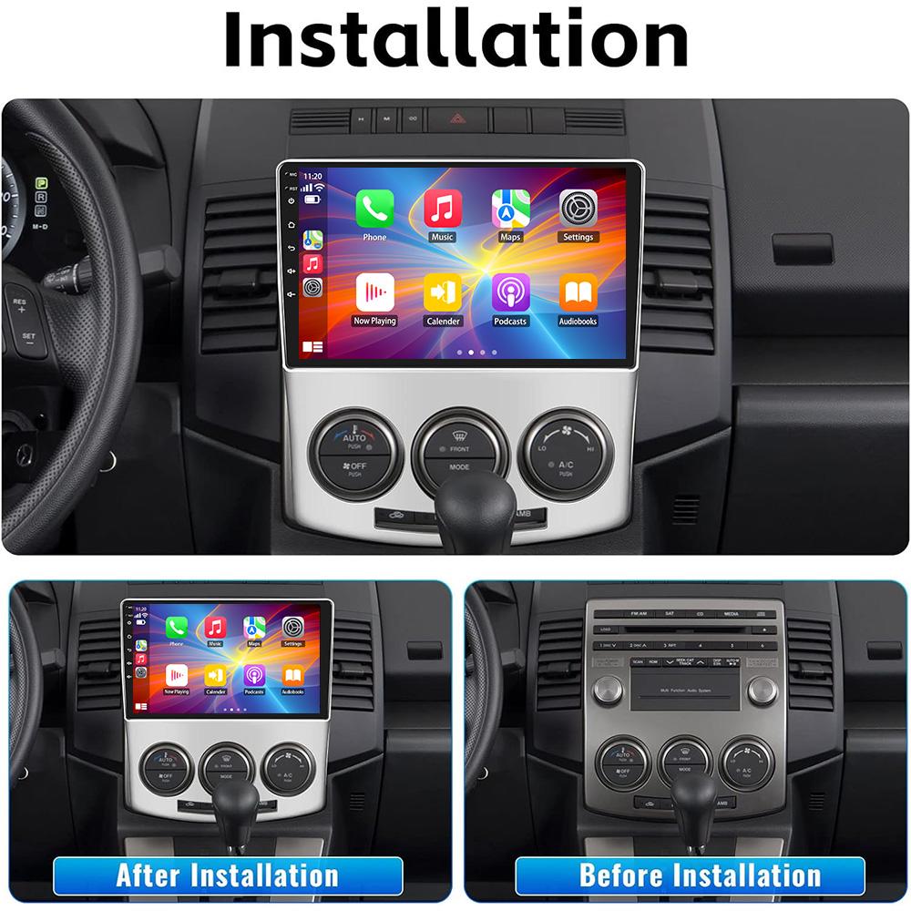 Android 13 Car Radio Multimedia Video Player For Mazda 5 2005-2010 AI Voice Control Navigation GPS Wireless Carplay WIFI