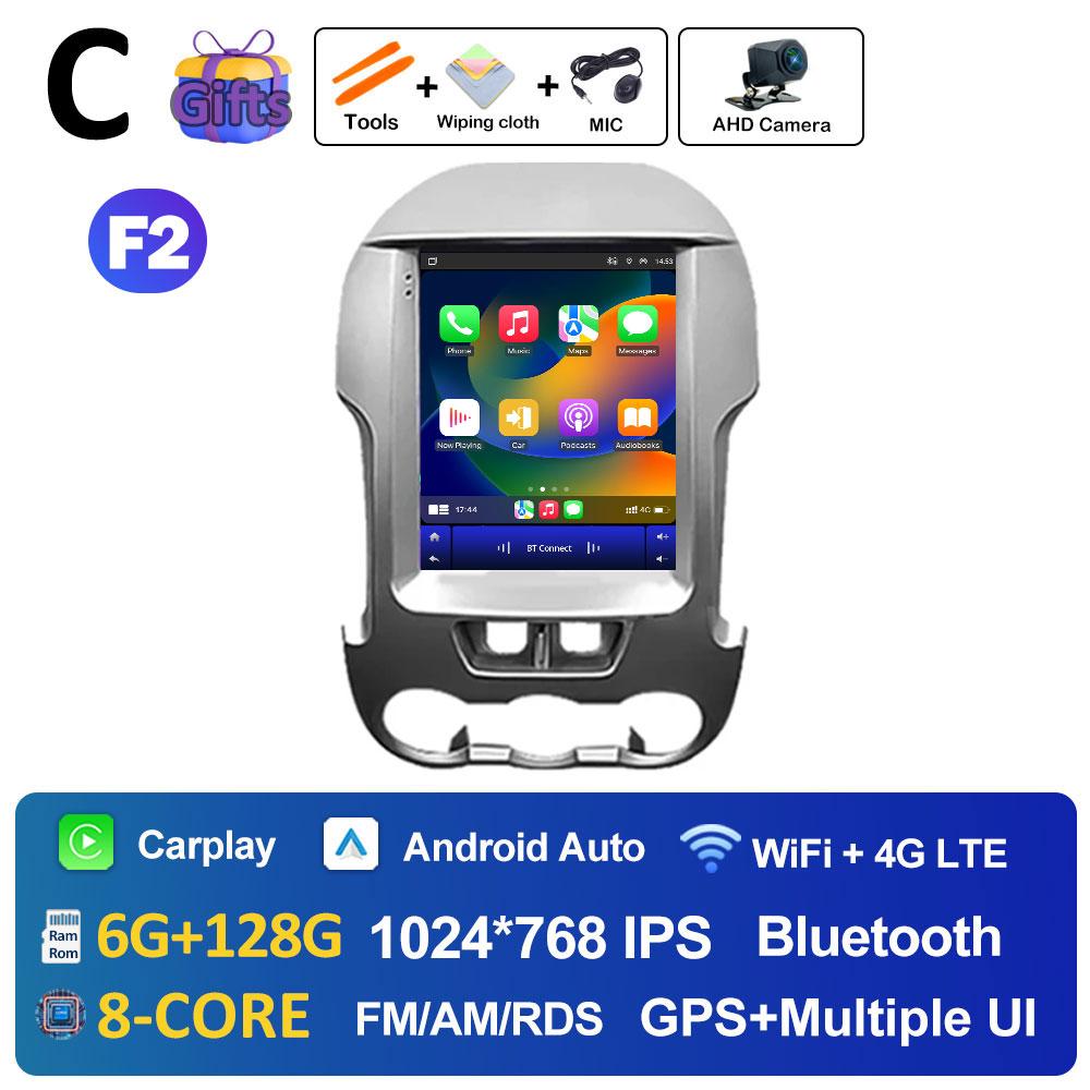 Intelligent System Wireless Carplay For Ford Ranger 2012 2013 2014 2015 Bluetooth Autoradio Cooling fan Touch Screen 4G No 2 din