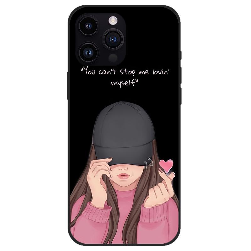 Cases For Apple iPhone15/15Pro/15Plus/15Max Unique Design Soft Silicone black Anti Drop Phone Cover For iPhone 15 Pro max