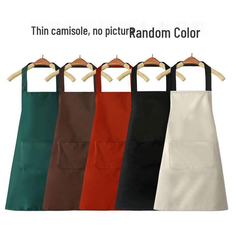 Waterproof Oil-Proof PVC Kitchen Apron - Stain-Resistant, Custom Logo Available