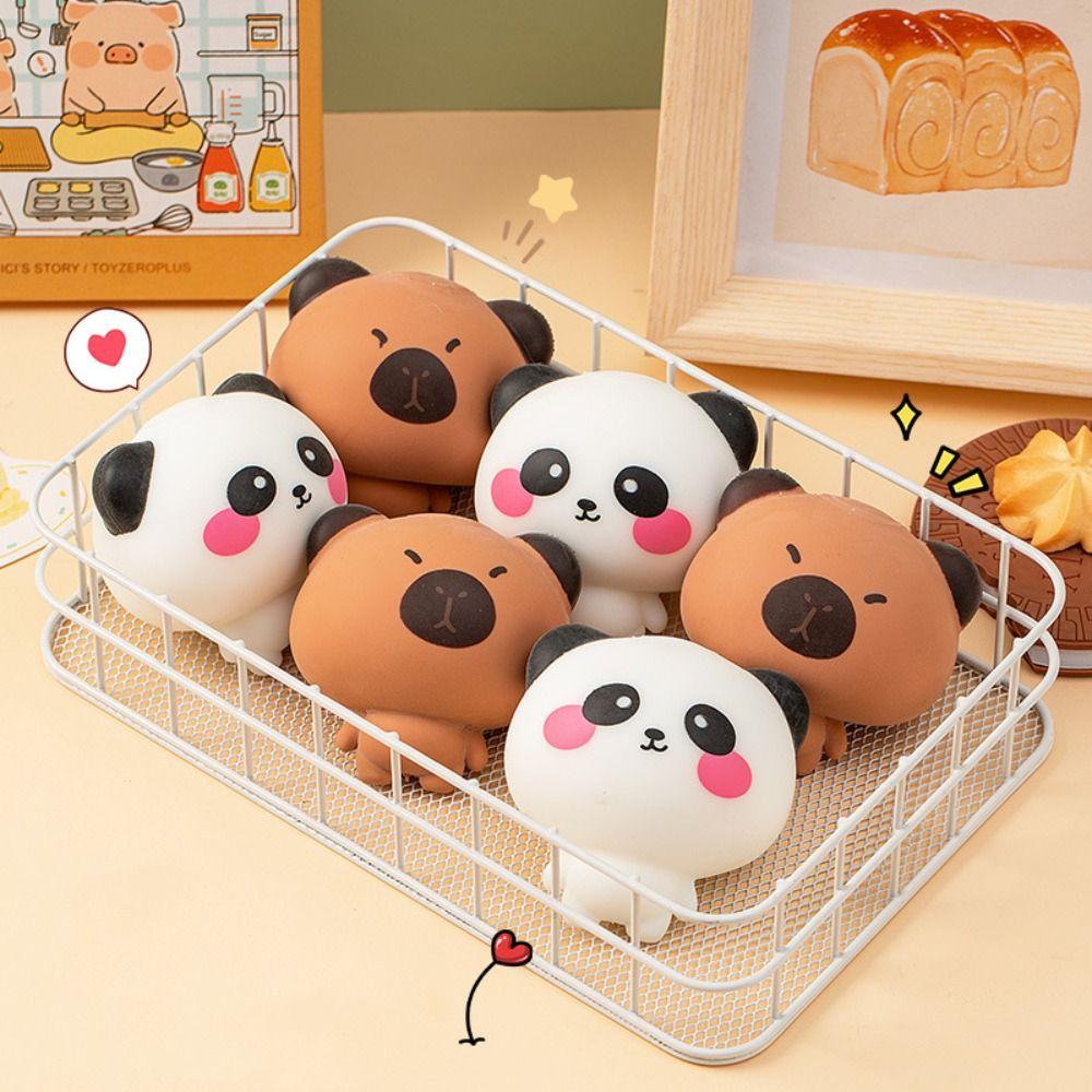 

Игрушки-сжиматели для панды-капибары TPR Mini Capybara Mochi Toy Capibala Slow Rebound Toys Взрослые Подарки