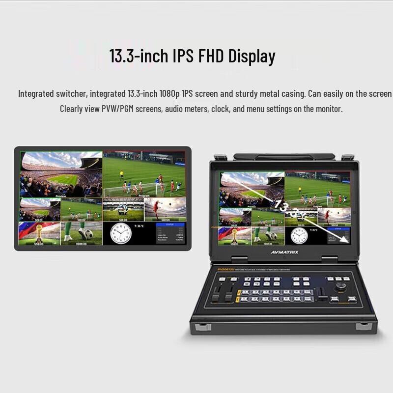 AVMATRIX PVS0613U 6-Channel Live Production Switcher