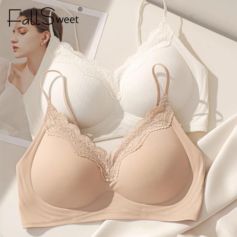 Women's Push Up Bra Sexy Wireless Bras Comfortable Soft Underwear Seamless Lace Brassiere Female Lingerie 32-38ABC