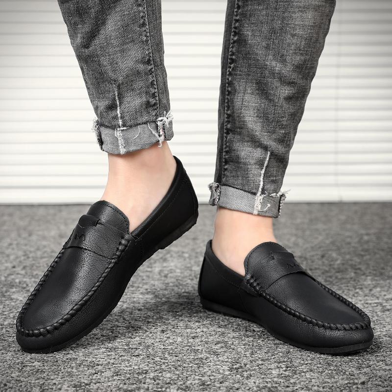 Men Loafers Shoes Spring 2025  Boat Footwear Man Brand Leather Moccasins Men'S Shoes Men Comfy Drive Men's Casual Shoe Zapatos