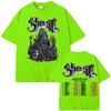 Kapela Ghost Skeletour World Tour 2025 Grafické tričko Pánské Vintage Hip Hop Trendy Cool Trička Ležérní Volné Oversized Tričko