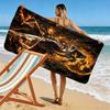 Mortal Kombat Print Beach Towel, Large Soft Quick Dry Towel for Beach Camping Swimming