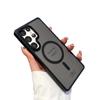 High-end for Samsung S25u Metal Lens Button Matte Skin Feel Magnetic Phone Case Personalized Trendy Fashion Style