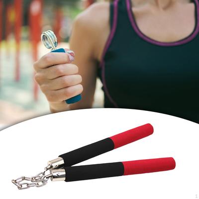 Jucării Nunchucks căptușite cu spumă Antrenament pentru practicarea artelor marțiale pentru copii Karate Red