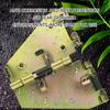 4pcs Folding Hinges Set for Round Dining Desks Cabinet Hardware with Screws Included Space Saving Folding Hinges Set