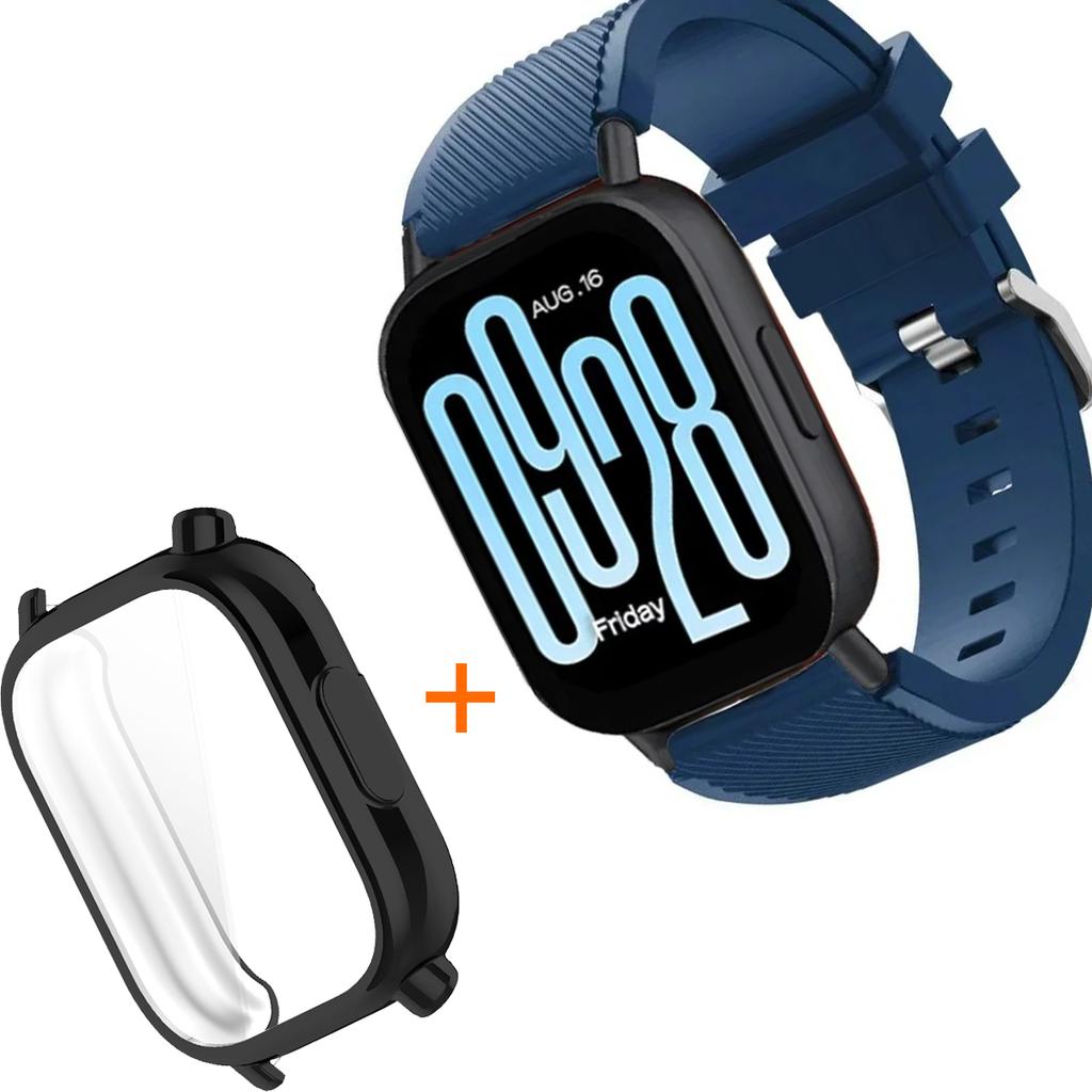 Silicone Strap With TPU Case For Xiaomi Redmi Watch 5 Active Lite Smart Watch Wrist Band And Case For Redmi Watch 5 Active Lite