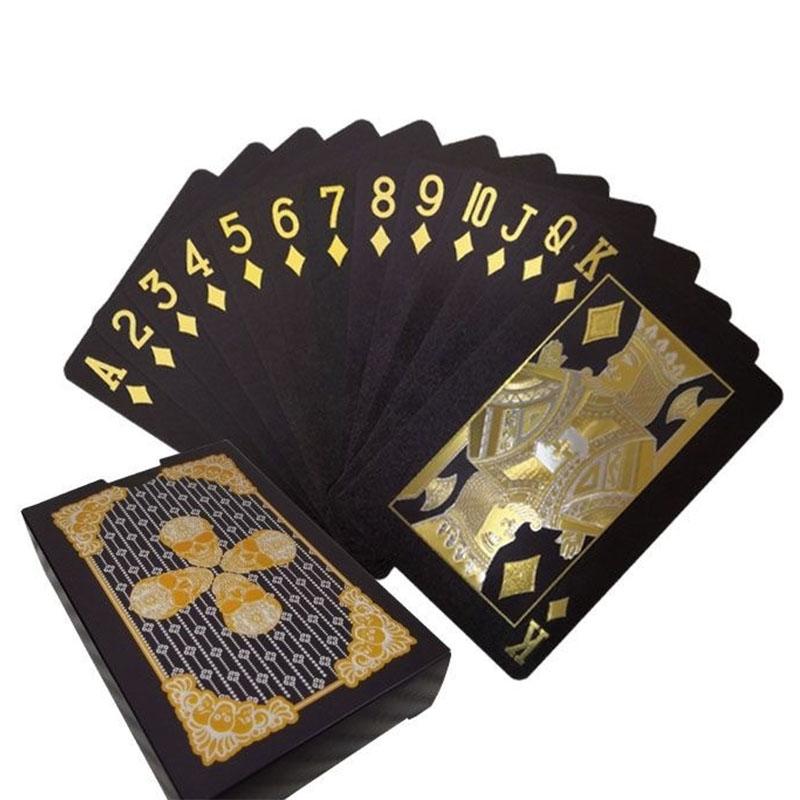 Cross skull waterproof flexible  playing cards,games,Halloween/Thanksgiving gifts, Best for Christmas, Perfect for Thanksgiving