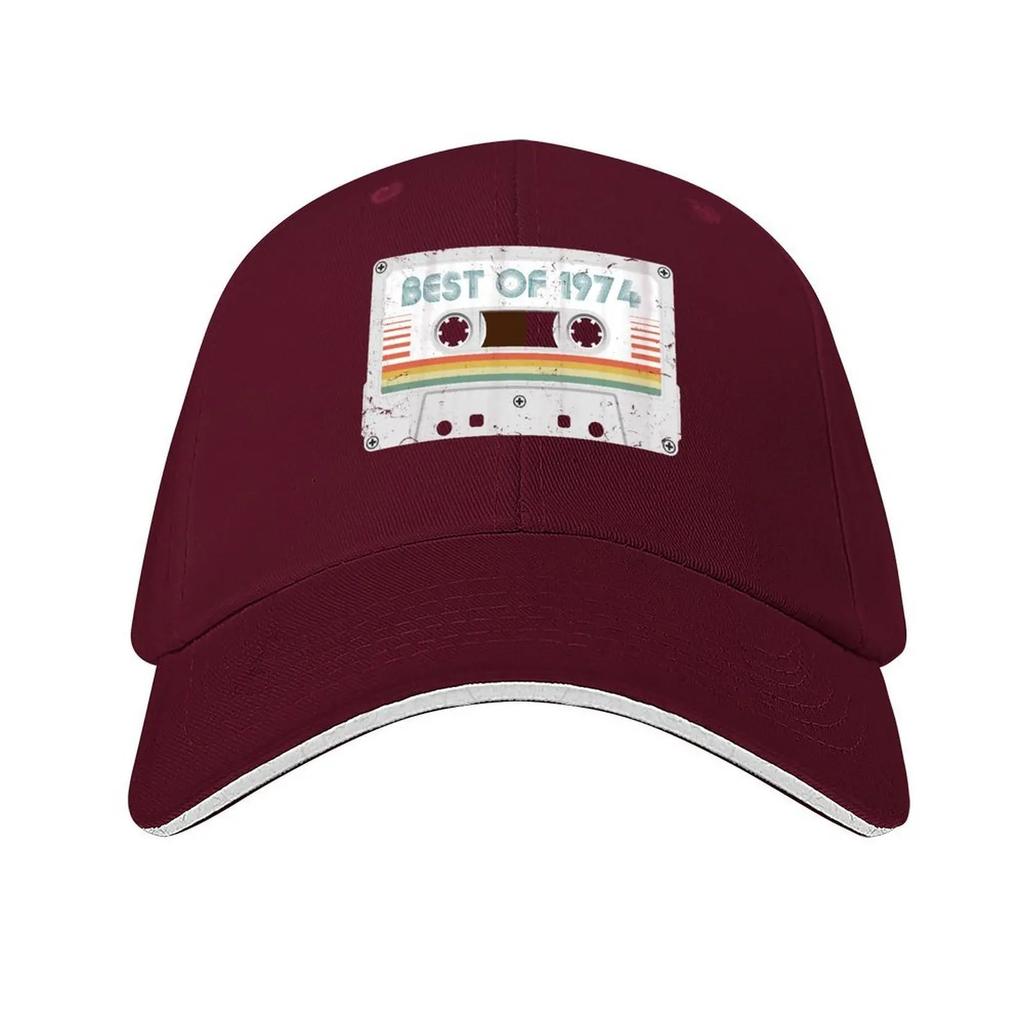 th Birthday Best of Cassette Tape Vintage for Gift Baseball Cap Beach Outing Designer Hat Custom Cap Womens Hats Unisexs