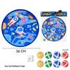 72cm Foldable Sticky Ball with 36cm Target - Cartoon Interactive Toy for Indoor & Outdoor Parent-Child Play