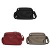 Lightweight Womens Small Square Shoulder Bag With Zipper Closure And Inner Phone Pocket
