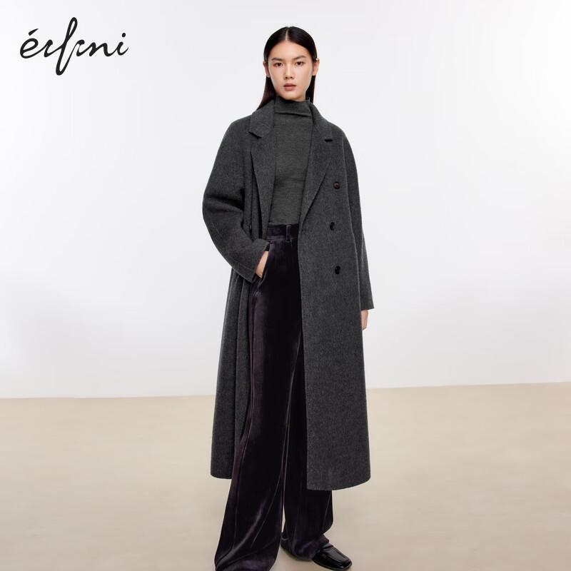 

Элегантное женское шерстяное пальто Eifini средней длины M